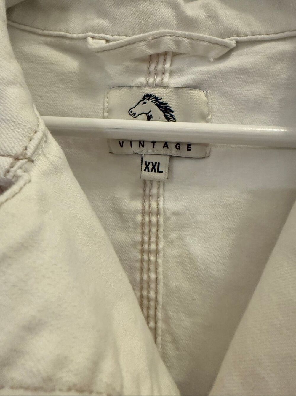 Jordache Vintage White Denim Mechanics Jumpsuit sz XXL EUC - Picture 5 of 11